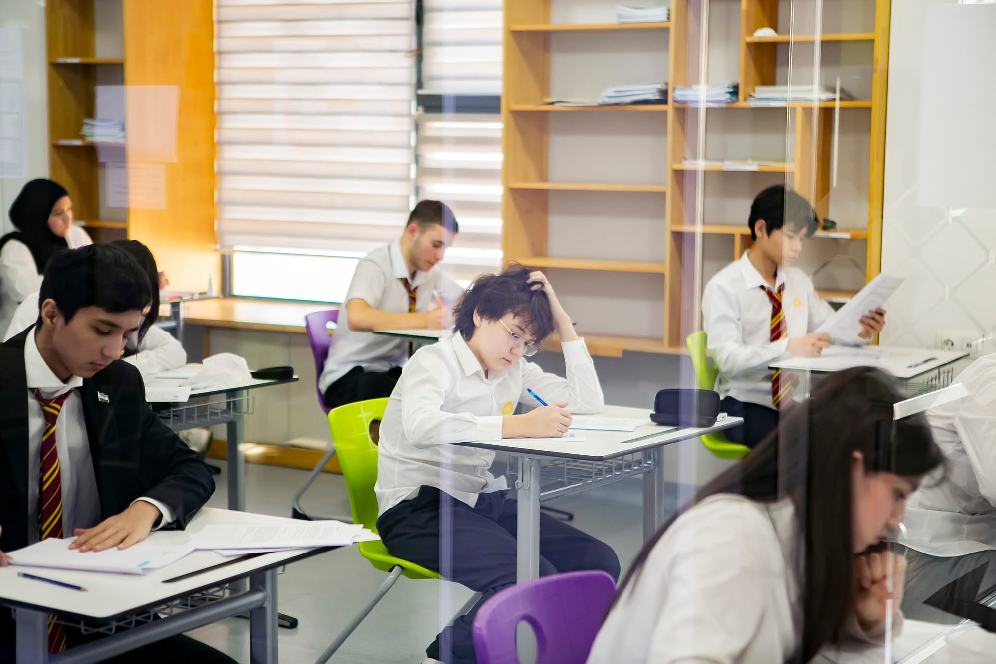 IB sınavına giren Oxbridge lise öğrencileri